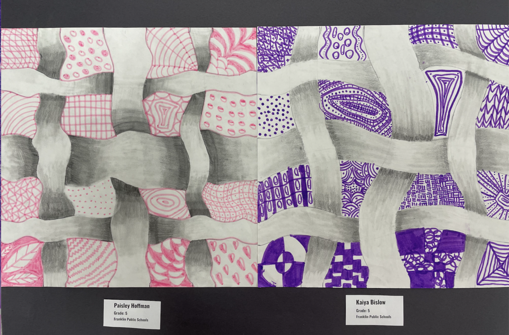 5th Grade Art - Paisley Hoffman and Kaiya Bislow
