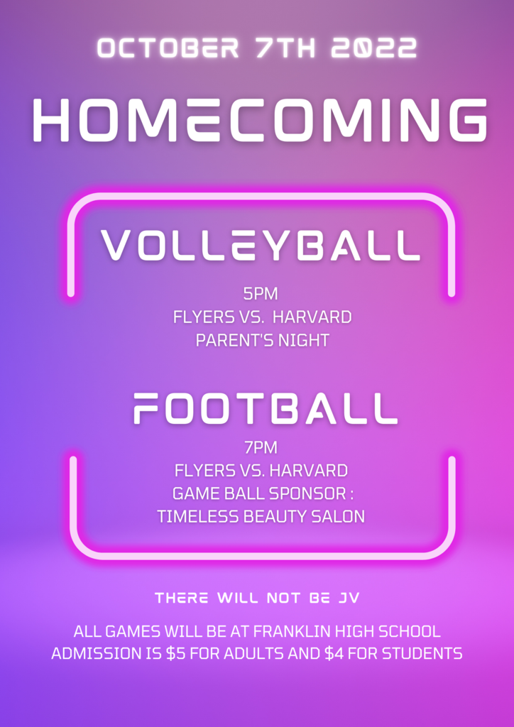 Flyer Homecoming 2022