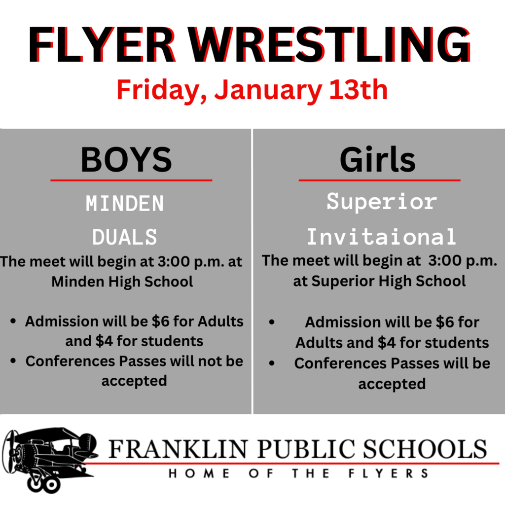 Flyer Wrestling in Action Friday, January 13th